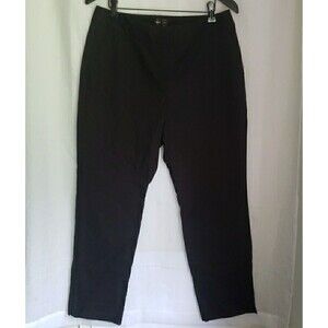 Rafaella Curvy Pants Black Career Casual Women's Size 10